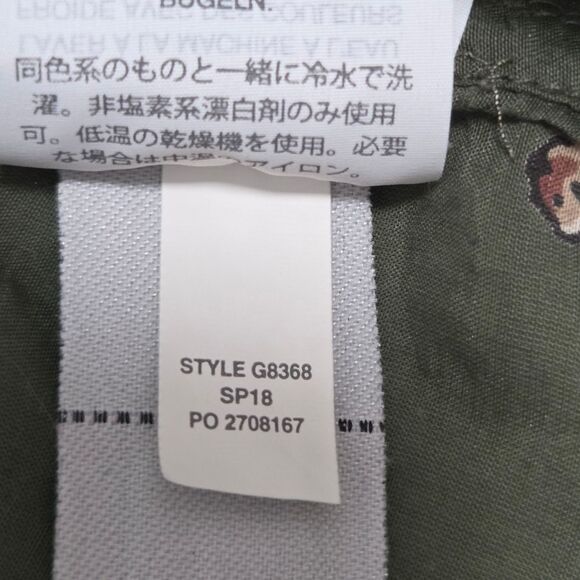 J. Crew Green Blouse with Dog Print - Picture 8 of 12